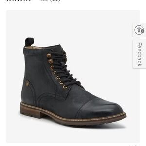 Crown Vintage Men's Dark Leather Boot